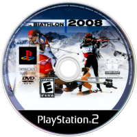 RTL Biathlon 2008 PAL Playstation 2 PAL box art